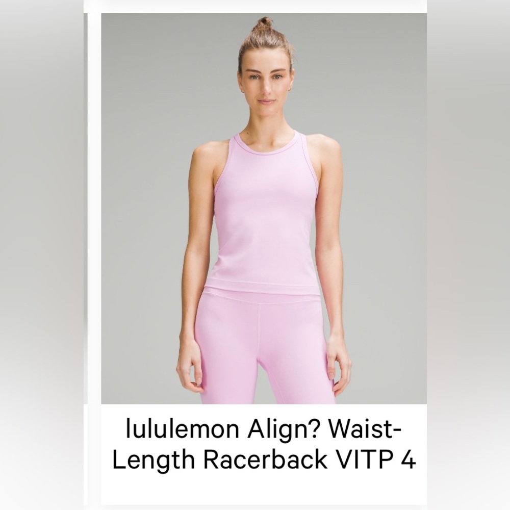Lululemon Athletica Light Pink Tank Top